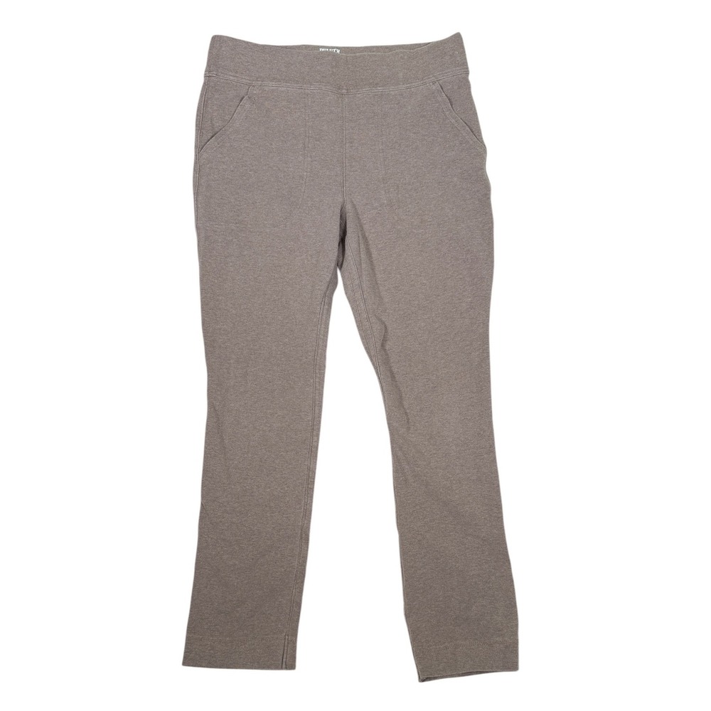 Duluth Trading Co NoGA Classic Slim Leg Pants Womens Medium X 31 Tan Taupe